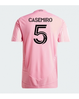 Inter Miami Casemiro #5 Maglia Gara Casa Repliche 2026-27 Maniche Corte Inter Miami Casemiro #5 Maglia Gara Casa Repliche 2026-27 Maniche Corte